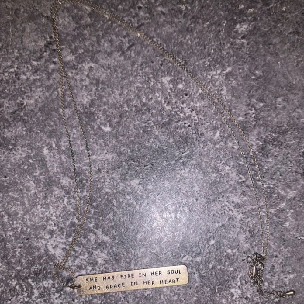 Quote Necklace